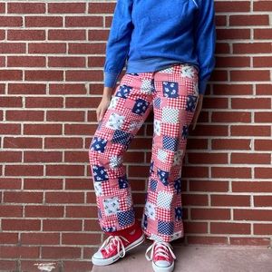 Vintage Patchwork Snowpants